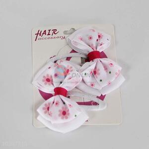 Custom design girl bowknot hairpin,7*6.5cm