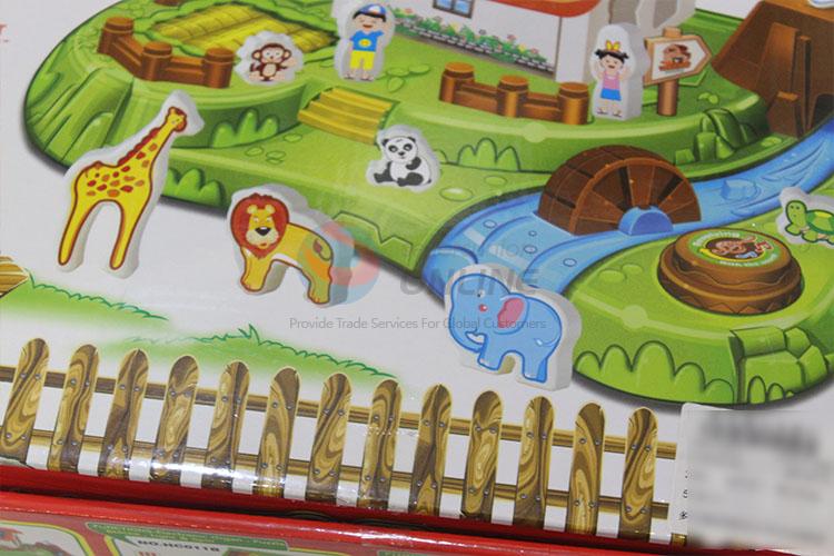 Newest design low price multi-functional building blocks zoo