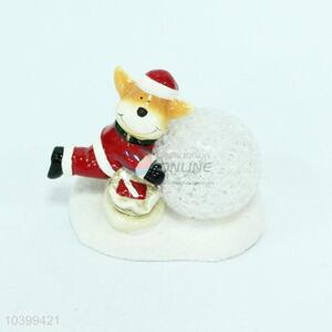 Hot sale lovely bear design christmas crafts,11*6*11cm