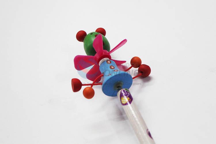 3D Cartoon Clown with Spring Wood HB Pencil/Cartoon Pencils for Kids