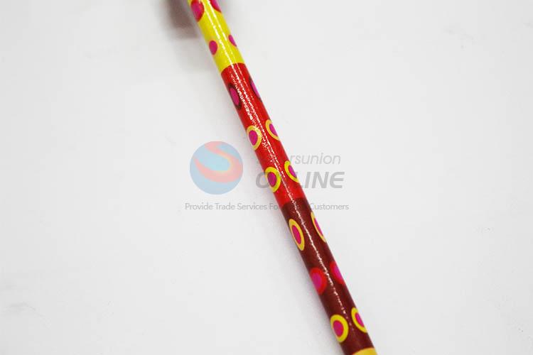 3D Cartoon Clown with Spring Wood HB Pencil/Cartoon Pencils for Kids