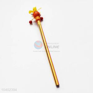 3D Cartoon Clown with Spring Wood HB Pencil/Cartoon Pencils for Kids