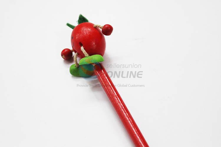 3D Cartoon Clown with Spring Wood HB Pencil/Cartoon Pencils for Kids