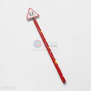 Traffic Sign with Spring Wood HB Pencil/Cartoon Pencils for Kids