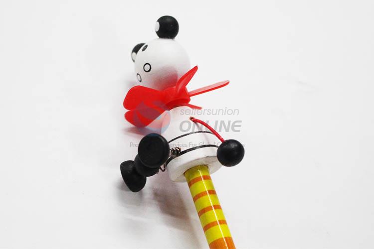 3D Cartoon Clown with Spring Wood HB Pencil/Cartoon Pencils for Kids