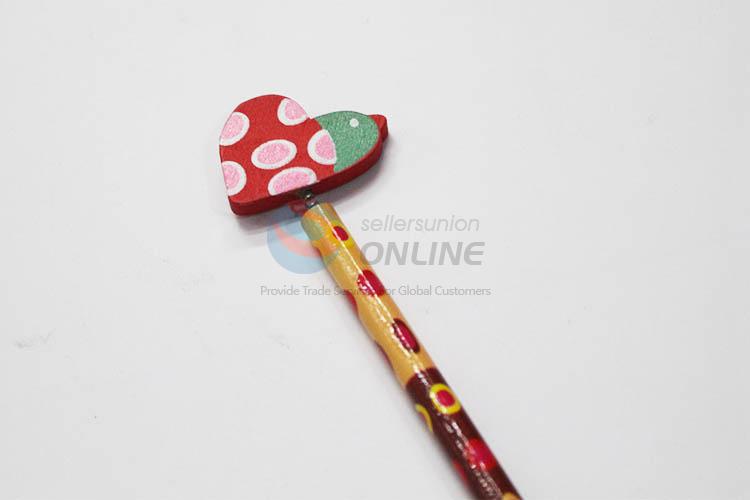 Strawberry with Spring Wood HB Pencil/Cartoon Pencils for Kids