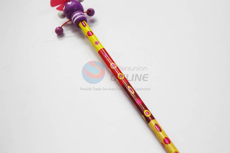 3D Cartoon Clown with Spring Wood HB Pencil/Cartoon Pencils for Kids