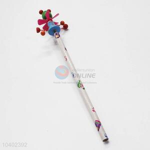 3D Cartoon Clown with Spring Wood HB Pencil/Cartoon Pencils for Kids