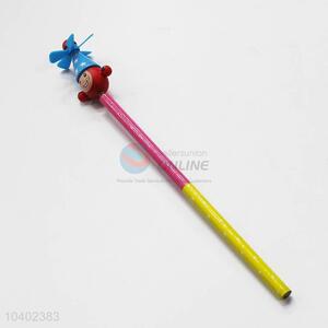 3D Cartoon Clown with Spring Wood HB Pencil/Cartoon Pencils for Kids