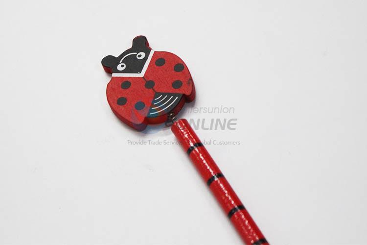 Ladybird with Spring Wood HB Pencil/Cartoon Pencils for Kids