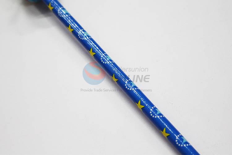 3D Cartoon Clown with Spring Wood HB Pencil/Cartoon Pencils for Kids