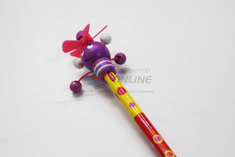 3D Cartoon Clown with Spring Wood HB Pencil/Cartoon Pencils for Kids