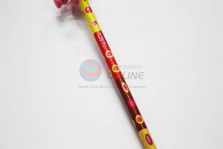 3D Cartoon Clown with Spring Wood HB Pencil/Cartoon Pencils for Kids