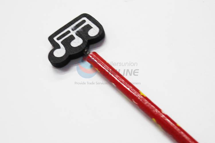 Music Note with Spring Wood HB Pencil/Cartoon Pencils for Kids