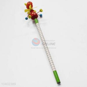 3D Cartoon Clown with Spring Wood HB Pencil/Cartoon Pencils for Kids