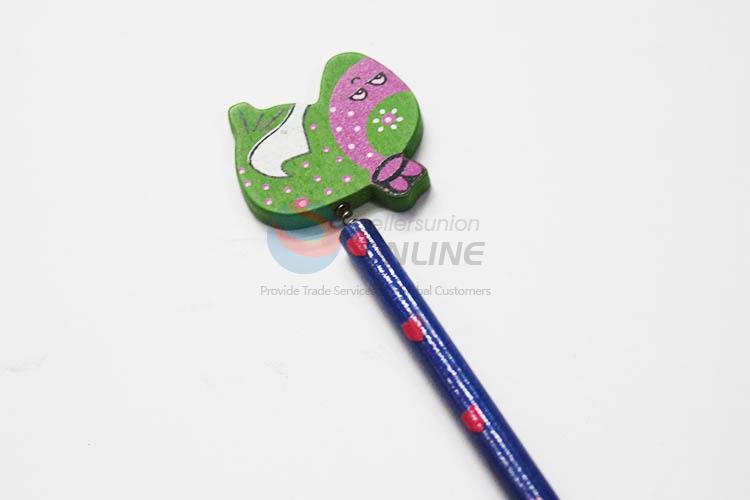 Fish with Spring Wood HB Pencil/Cartoon Pencils for Kids