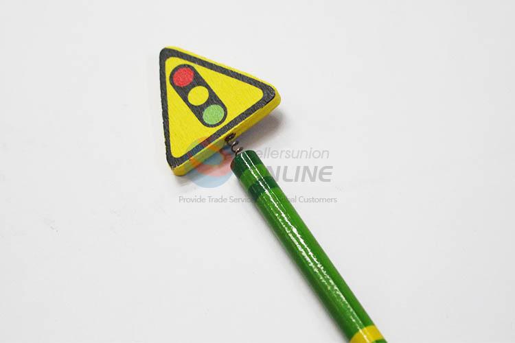 Traffic Light with Spring Wood HB Pencil/Cartoon Pencils for Kids