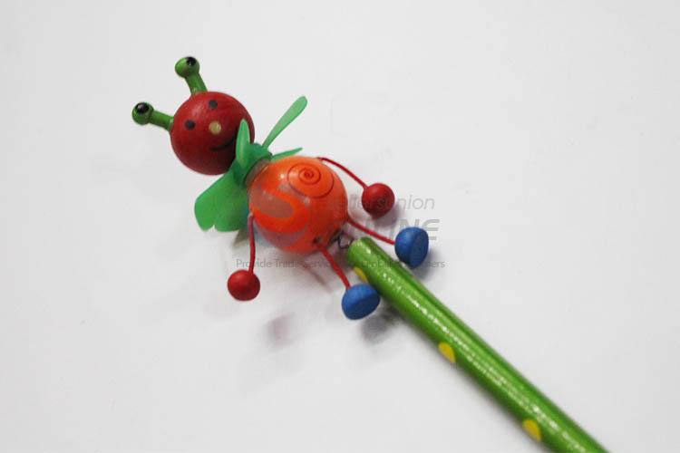 3D Cartoon Clown with Spring Wood HB Pencil/Cartoon Pencils for Kids