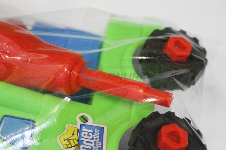 Plastic sliding mini construction truck toy