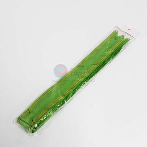 Factory price green plastic gift ribbon,10pcs