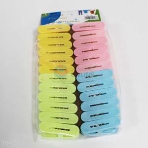 Best selling plastic candy color clothes pegs,6cm