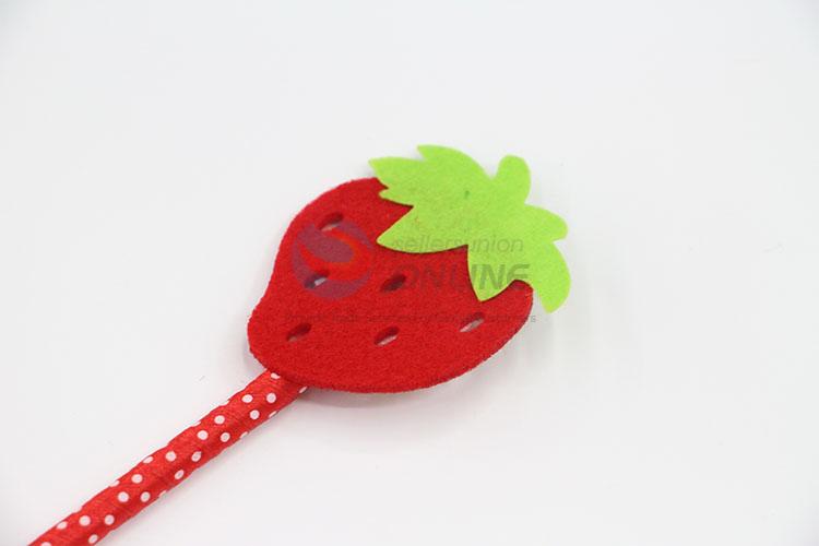 Popular Wholesale Strawberry Head Ballpoint Pen For Students