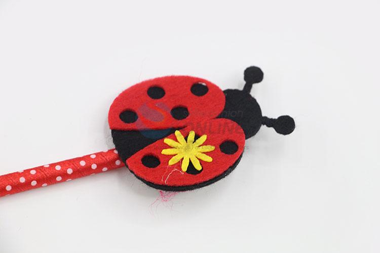 Made In China Wholesale Creative Craft Ladybug Head Ballpoint Pen School Stationery
