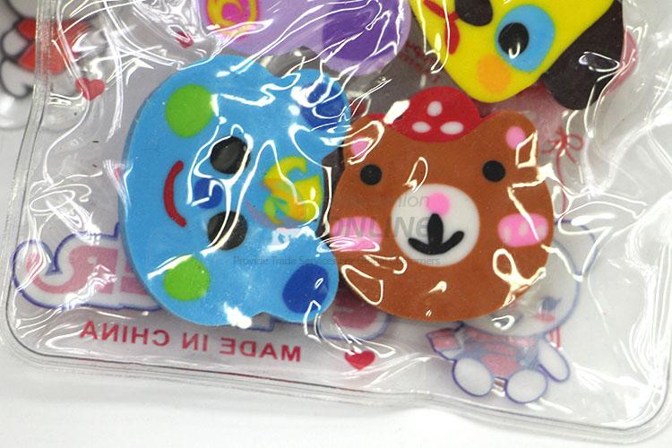 Hot Sale Cartoon Animal Design Eraser for Student