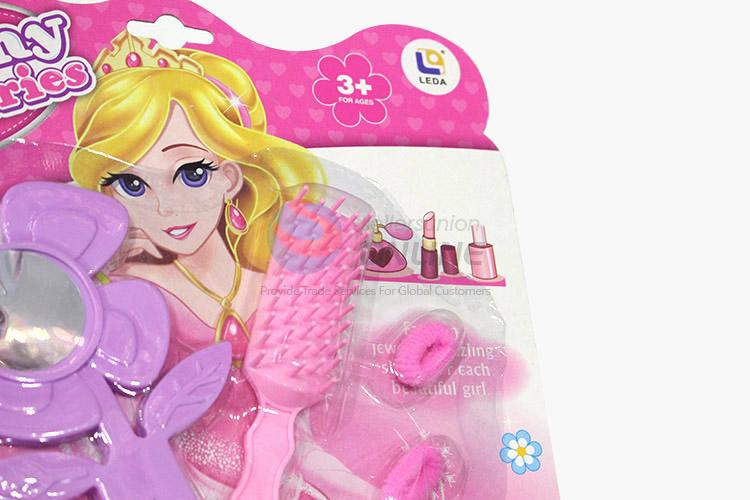 Hot sale funny girl hair dressing&slipper set toys