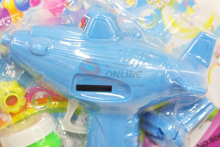 Cartoon Plane Bubble Gun with Bubble Water