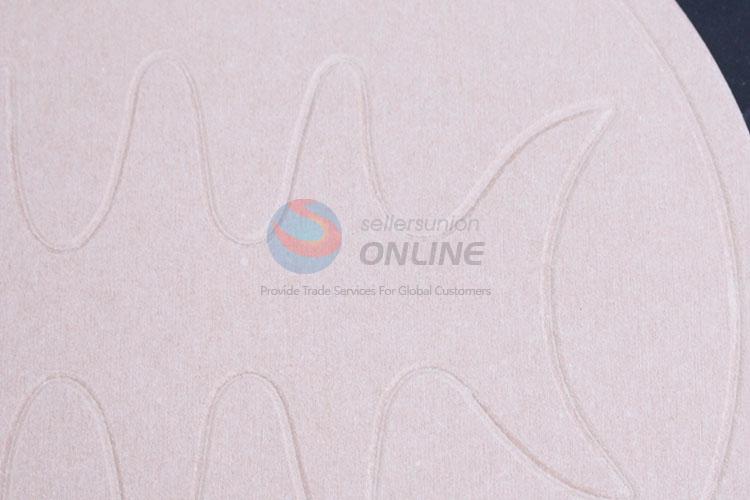 Eco-friendly water absorption round diatomite mat for cup