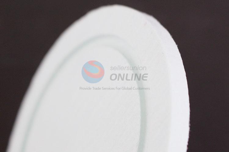 Strong water absorption anti-slip round shape diatomite cup coaster