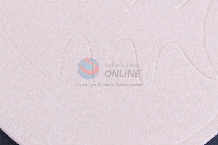 Eco-friendly water absorption round diatomite mat for cup