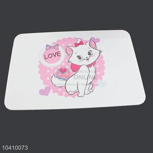 Cute cat printed floor mat room and washroom foot mat