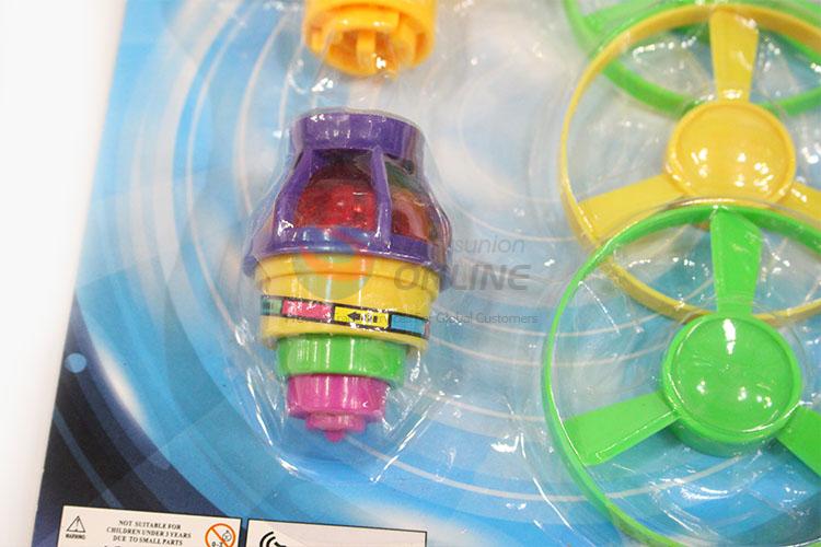 Best Selling Flashing Top Gyro Peg-Top Flying Saucer