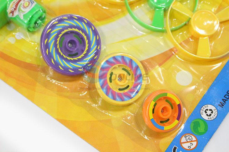 Cute Design Space Gyro Spinning Top with Light Peg Top