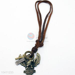 New Style Cowhide Cord Hiphop Punk Pendent Necklace