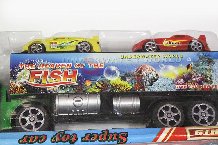 Fashion Style Inertia Drag Head Car Toy for Kids