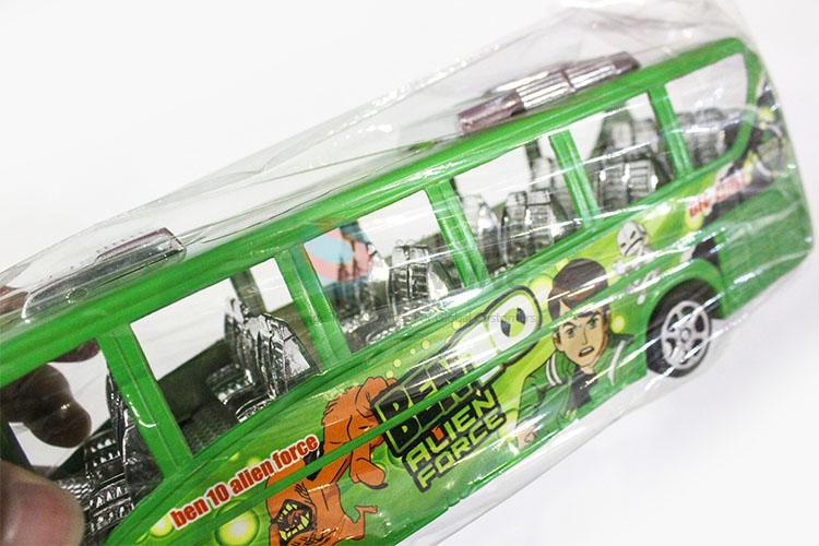 Promotional Item Plastic Toy Inertial Bus Kids Toy