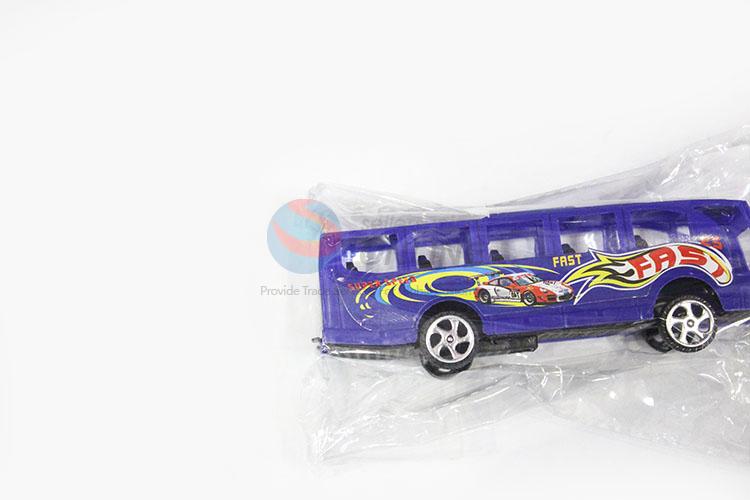 Factory Export Plastic Toy Pull-back Bus Kids Toy