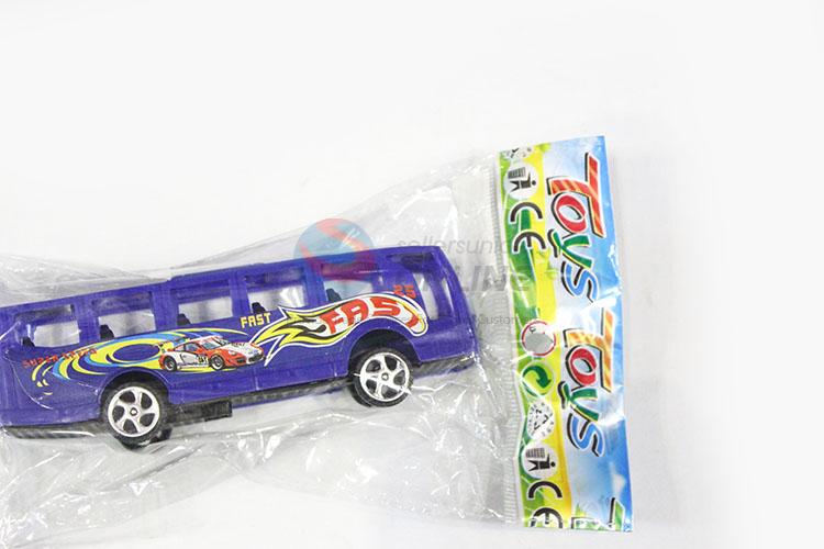 Factory Export Plastic Toy Pull-back Bus Kids Toy