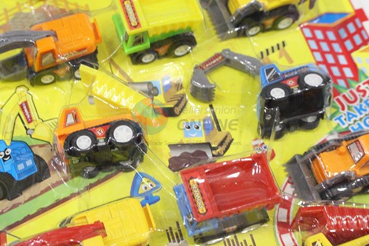 Wholesale 12pcs Pull-back Engineering Trucks for Sale