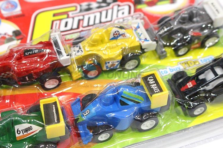 Factory High Quality 6pcs Pull-back Formula Cars for Sale