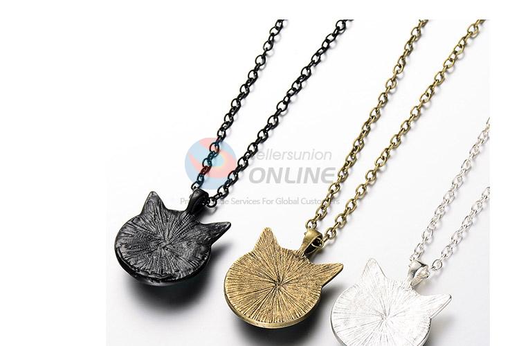 Cartoon Printing Cat Pattern Alloy Sweater Chain