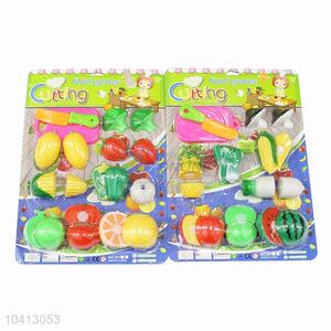 Factory Direct Artificial Plastic Fruits and Vegetables Pretend Cutting Playing Games