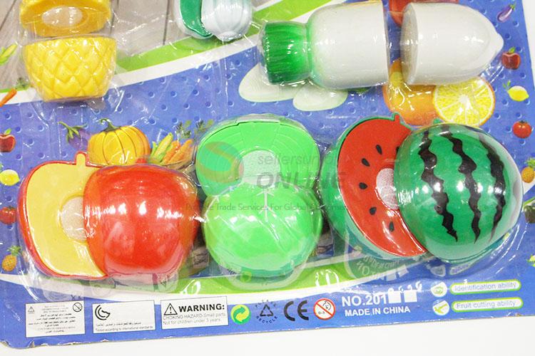 Factory Direct Artificial Plastic Fruits and Vegetables Pretend Cutting Playing Games
