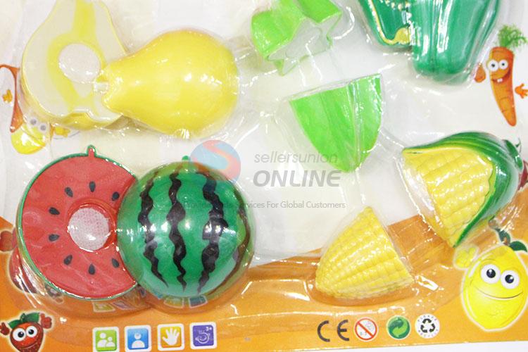 New Arrival Preschool Kids Fruits and Vegetables Kitchen Pretend Play Set