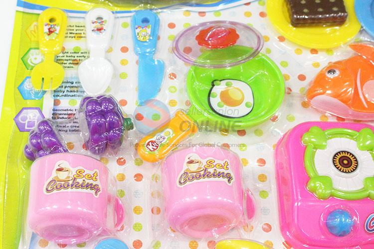 New Products Educational Toys Kid Pretend Game Plastic Kitchen Cutlery