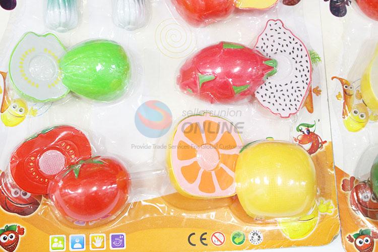 New Arrival Preschool Kids Fruits and Vegetables Kitchen Pretend Play Set