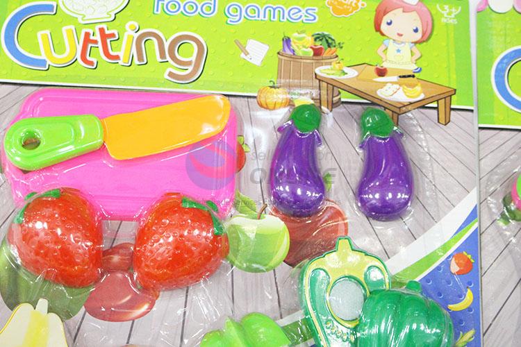 Popular Preschool Kids Fruits and Vegetables Kitchen Pretend Play Set for Sale